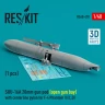 Reskit 48470 SUU-16A 20mm gun pod (opened) w/ centerl.pyl. 1/48