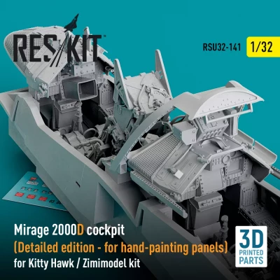 Reskit RSU32141 Mirage 2000D cockpit - Detailed edit.(KITTYH) 1/32