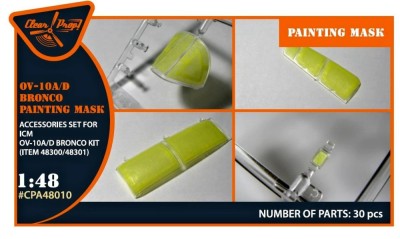 Clear Prop CPA48010 OV-10A/D Bronco Painting mask (ICM) 1/48