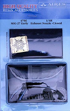 Aires 4756 MiG-27 early exhaust nozzle - closed (TRUMP) 1/48