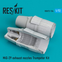 Reskit RSU72-0134 MiG-29 exhaust nozzles Trumpeter Kit 1/72