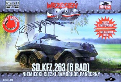 First To Fight FTF-72076 Sd.Kfz 263 6-RAD, German armor.car w/ barrel 1/72
