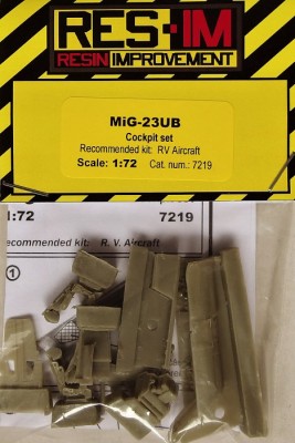 RES-IM RESIM7219 1/72 MiG-23UB Cockpit set (RV AIRCRAFT)