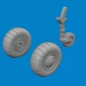 Eduard 6481117 BRASSIN Fi-156C wheels (TAM) 1/48