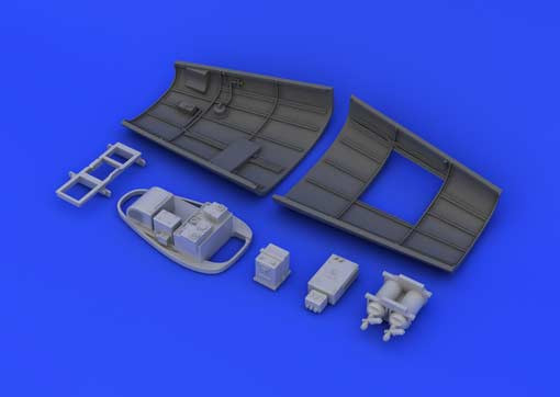 Eduard 648157 1/48 Набор дополнений Bf 109G radio compartment