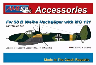 AML AMLA72087 Fw 58 B/C Nachtjager w/ MG 131 1/72