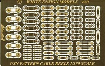 White Ensign Models PE 35105 USN CABLE REELS 1/350