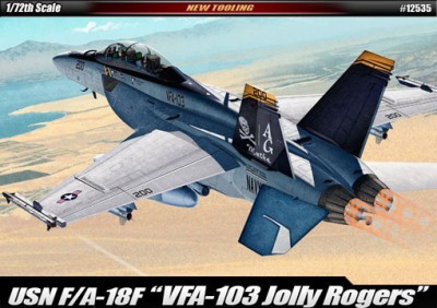 Academy 12535 F/A-18F &quot;VFA-103 Jolly Rogers&quot; 1/72