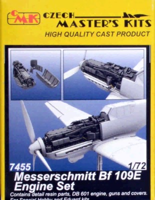 CMK 7455 Messerschmitt Bf 109E Engine Set (SP.HOB/EDU) 1/72