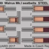 Eduard FE849 Walrus Mk.I seatbelts STEEL (AIRF) 1/48