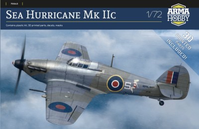 Arma Hobby 70063 Sea Hurricane Mk.IIc (3x camo) 1/72