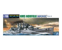 Aoshima 67444 Британский тяжелый крейсер NORFOLK 1/700