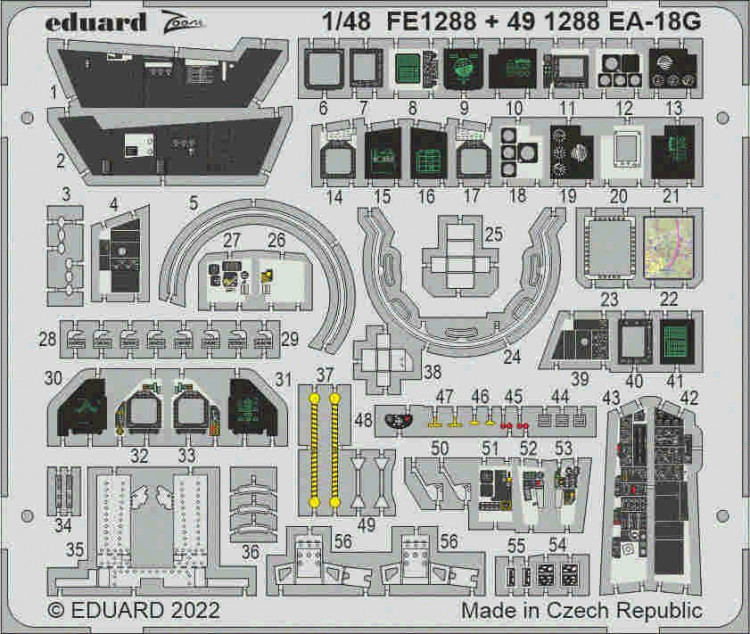Eduard FE1288 EA-18G (MENG) 1/48
