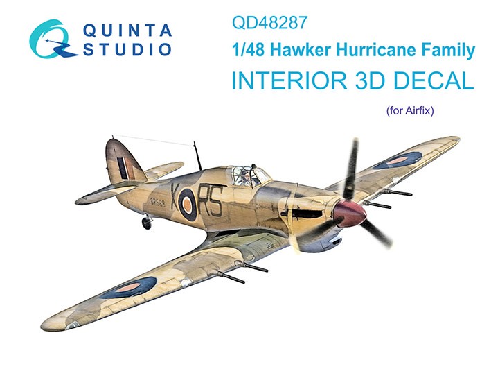 Quinta Studio QD48287 Hawker Hurricane (Airfix) 1/48
