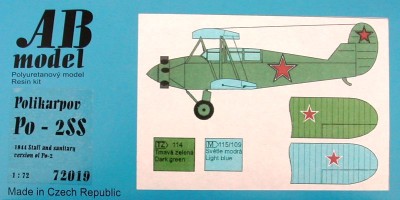 AB MODEL ABMOD72019 1/72 Polikarpov Po-2SS