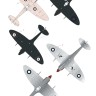 Aims AIMS32D025 Monotone Supermarine Spitfires Pr Mk.IV, Pr Mk.IX, PR Mk.IG, Mk.Vc, Mk.Vb 1/32