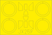 Eduard JX259 Mask 1/32 PZL P.11c (IBG)