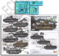 Echelon FD AXT351042 4.Pz.Div. Stabs Kompanie Panzer IIs & PzBefWg IIIs 1/35