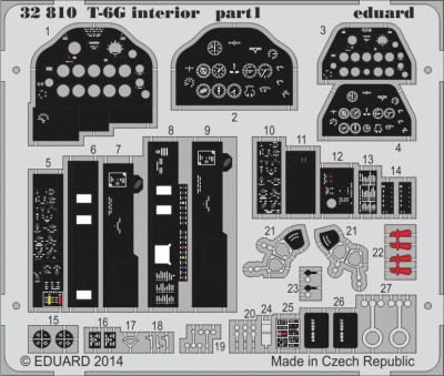 Eduard 32810 T-6G interior S.A. 1/32