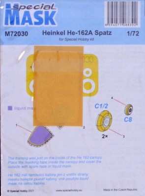 Special Hobby M72030 Mask for He-162A Spatz (SP.HOBBY) 1/72