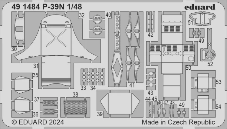 Eduard 491484 SET P-39N (ARMA H.) 1/48