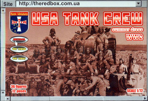 Orion ORI72049 USA Tank Crew, WW II, 1/72