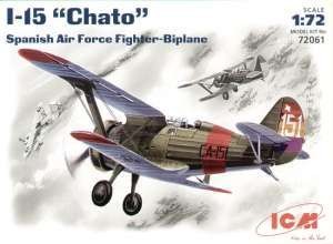 ICM 72061 И-15 Chato, истребитель-биплан ВВС Испании 1/72