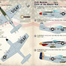 Print scale 72-261 F-51 Mustang Korean War Part 1 (wet decals) 1/72