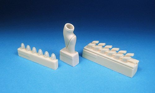 Barracuda Studios BCR32155 Messerschmitt Bf-109G-6 intake and exhaust set (designed to be used with Revell kits) 1/32
