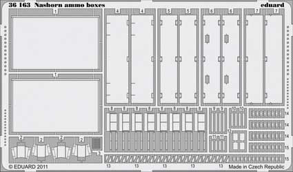Eduard 36163 Nashorn ammo boxes