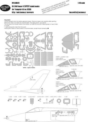 New Ware NWA-M0411 1/48 Su-24M Fencer-D EXPERT (TRUMP 02835)