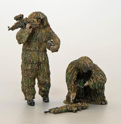 Plus model 090 U. S. snipers - Jackal hillie suit 1:35