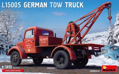Miniart 38054 L1500S German Tow Truck (2x camo) 1/35