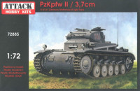 Attack Hobby 72885 PzJpfw II / 3,7cm 1/72