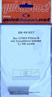 Quickboost QB48 827 Su-17M4 Fitter-K air condition intake (HOBBY) 1/48