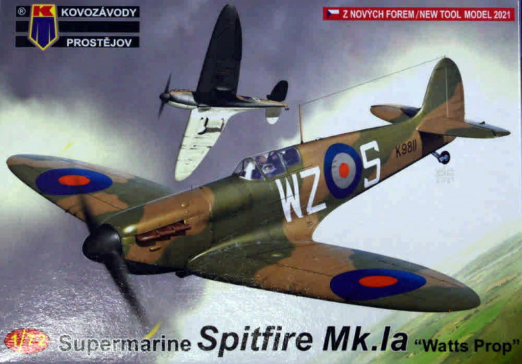 Kovozavody Prostejov 72260 Spitfire Mk.Ia 'Watts Prop' (3x camo) 1/72