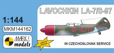 Mark 1 Models MKM-144162 La-7/S-97 'Czechoslovak Service' (limit.ed.) 1/144