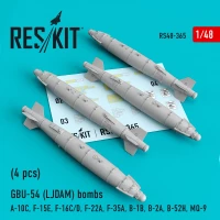 Reskit 48365 GBU-54 (LJDAM) bombs (4 pcs.) 1/48