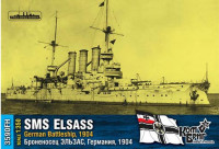 Combrig 3590FH German Elsass Battleship, 1904 1/350
