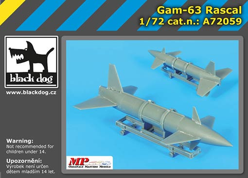 BlackDog A72059 GAM-63 Rascal 1/72