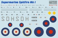 Print Scale PSM72006 Supermarine Spitfire Mk. I 1/72