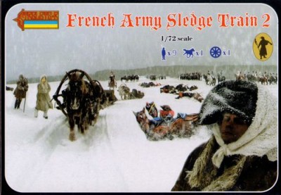 Strelets STR13472 French Army Sledge Train 2 (Napoleonic) 1/72