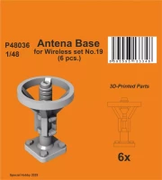 CMK P48036 Antena Base for wirelessm set No.19 (6 pcs.) 1/48