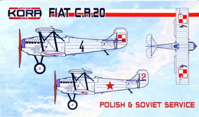 Kora Model KPK72075 Fiat C.R.20 Polish &amp; Soviet Service 1/72