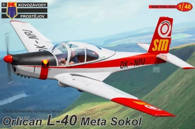 Kovozavody Prostejov 48029 Orlican L-40 Meta Sokol (CSR, DDR, GB) 1/48