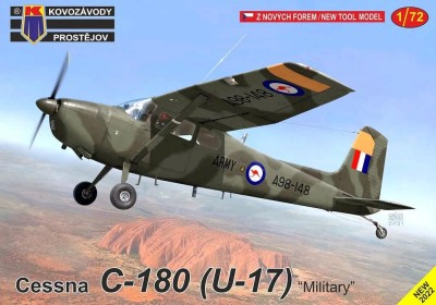 Kovozavody Prostejov 72237 Cessna C-180 (U-17) 'Military' (3x camo) 1/72