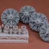 Sbs 32002 B-17 F/G Engine set - 4 pcs. (HKM) 1/32