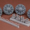 Sbs 32002 B-17 F/G Engine set - 4 pcs. (HKM) 1/32