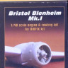 SBS model 48059 Br.Blenheim Mk.I engine&cowling set (AIRFIX) 1/48