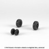 Armory ARAW14501 Panavia Tornado ECR/GR.1/GR.4 wheels, weighted 1/144